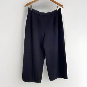 St. John Collection by Marie Gray Black Santana Knit Pants Women's Size 14 Crop